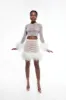 Sparkle Feathers Crop Top sold by Santa Brand
