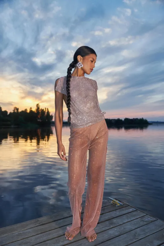 Almond Cream Pants sold by Santa Brand