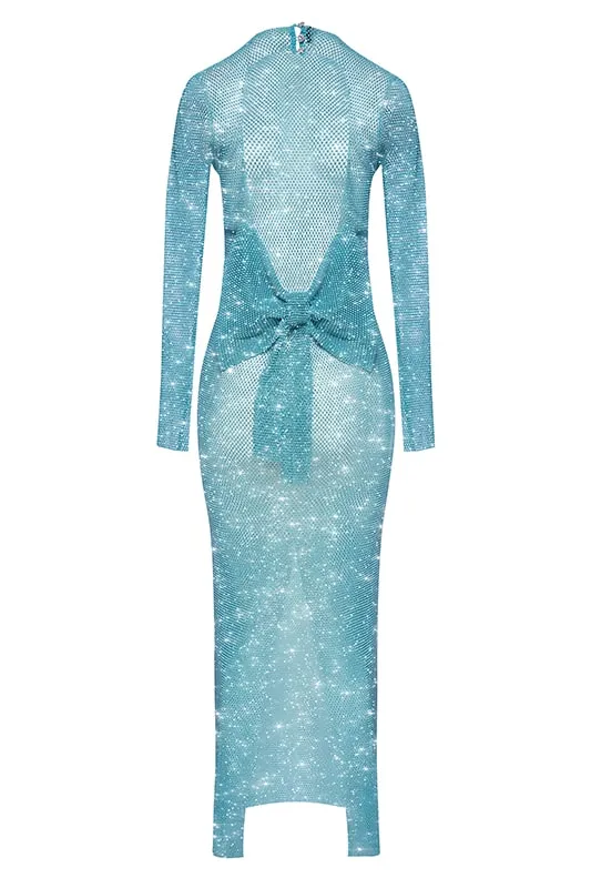 Sparkle Maxi Dress with Bow sold by Santa Brand