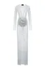 Sparkle Maxi Dress with Flower sold by Santa Brand