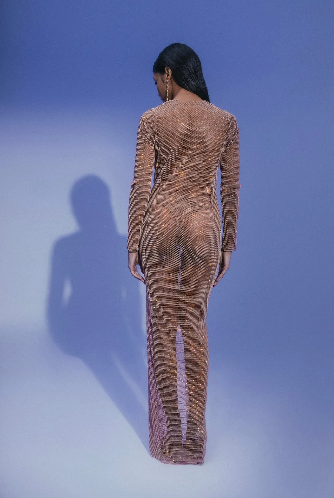 Sparkle Maxi Dress with Flower sold by Santa Brand product image thumbnail 2