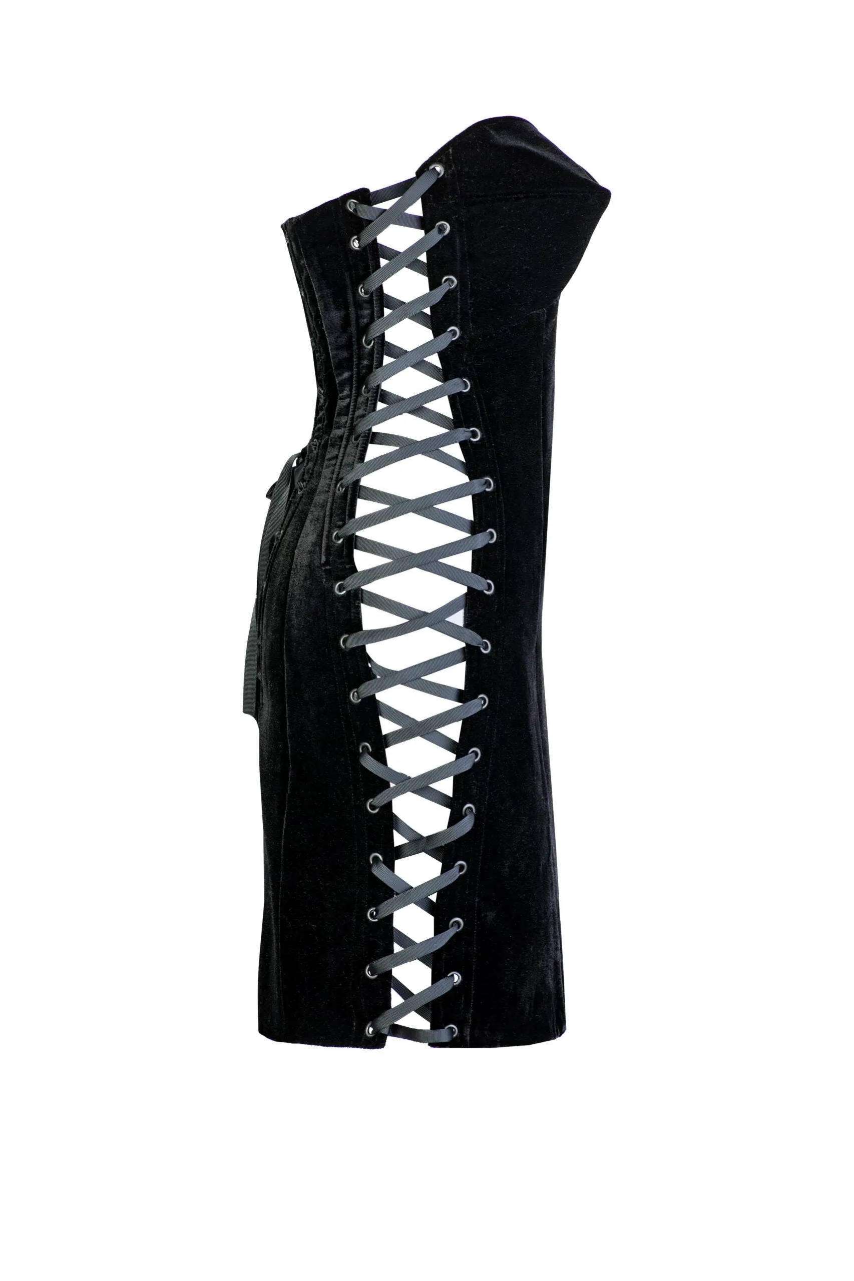 Black Velvet Dress with Cones sold by Santa Brand product image thumbnail 2