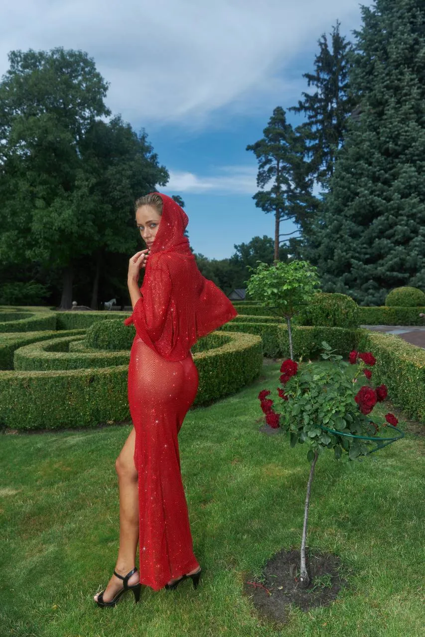 Sparkle Hooded Cape sold by Santa Brand product image thumbnail 4