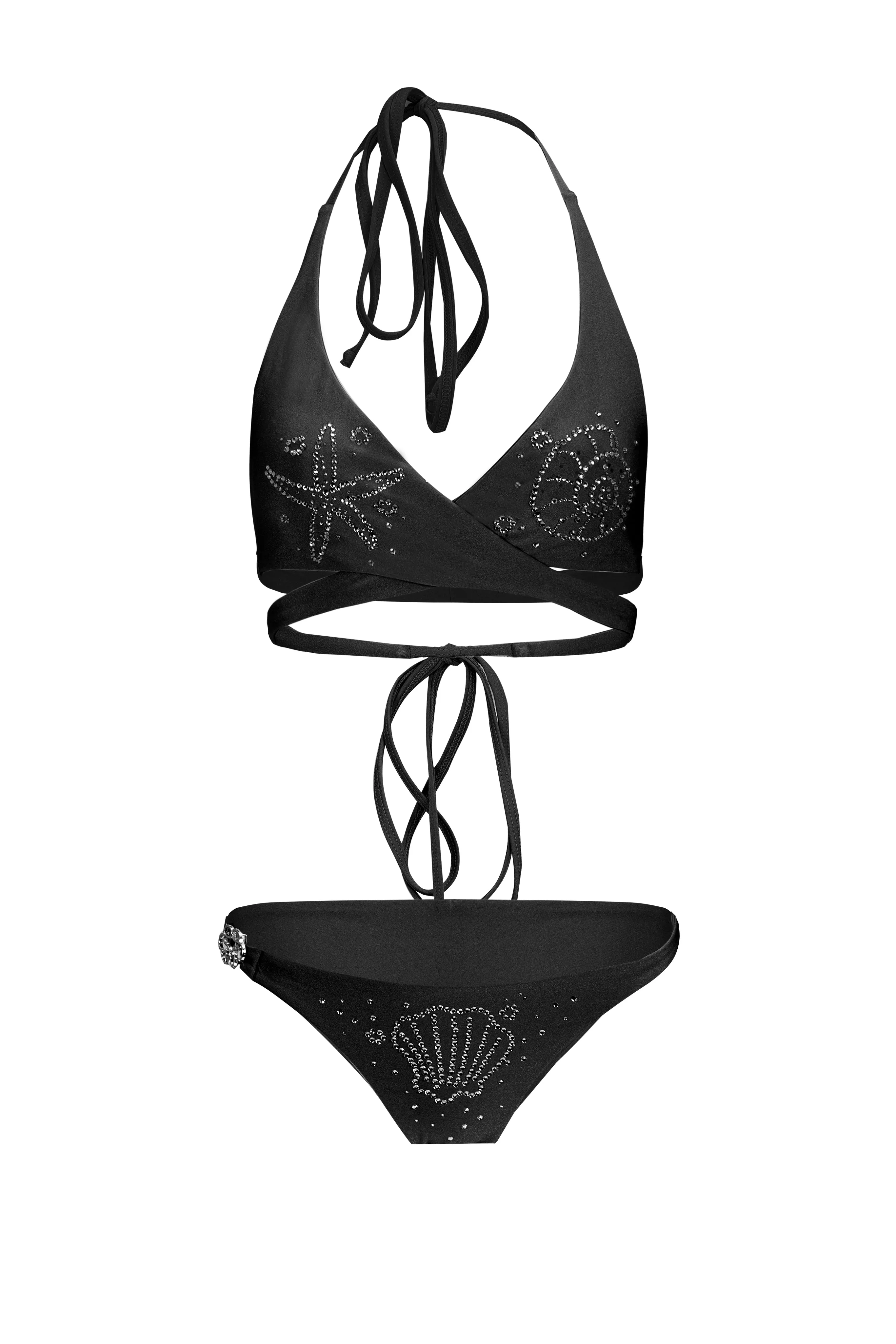 Black Bikini With Prints sold by Santa Brand