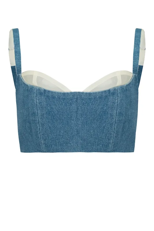 Denim Top sold by Santa Brand