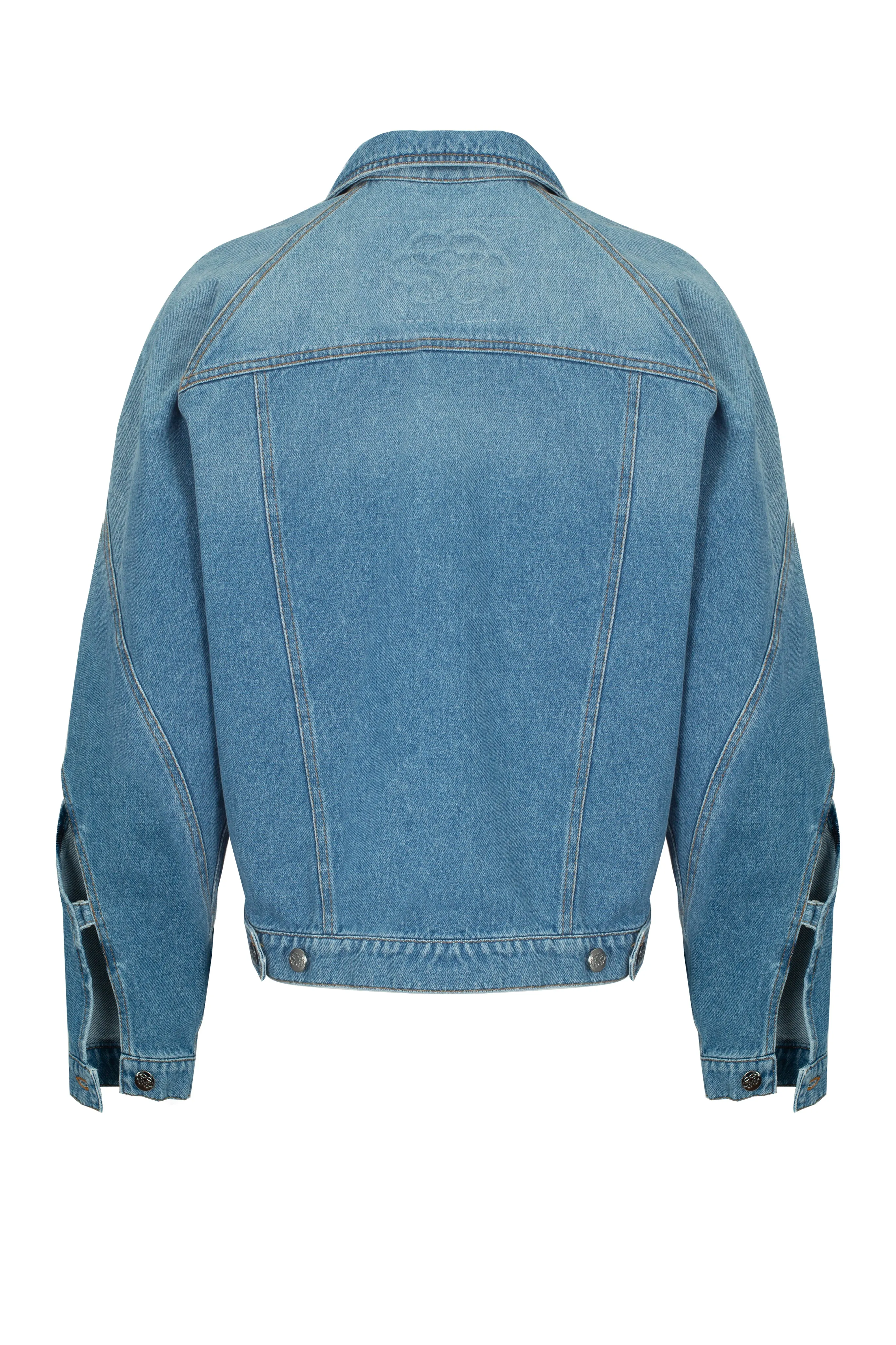 Denim Jacket with Cuts sold by Santa Brand product image thumbnail 2