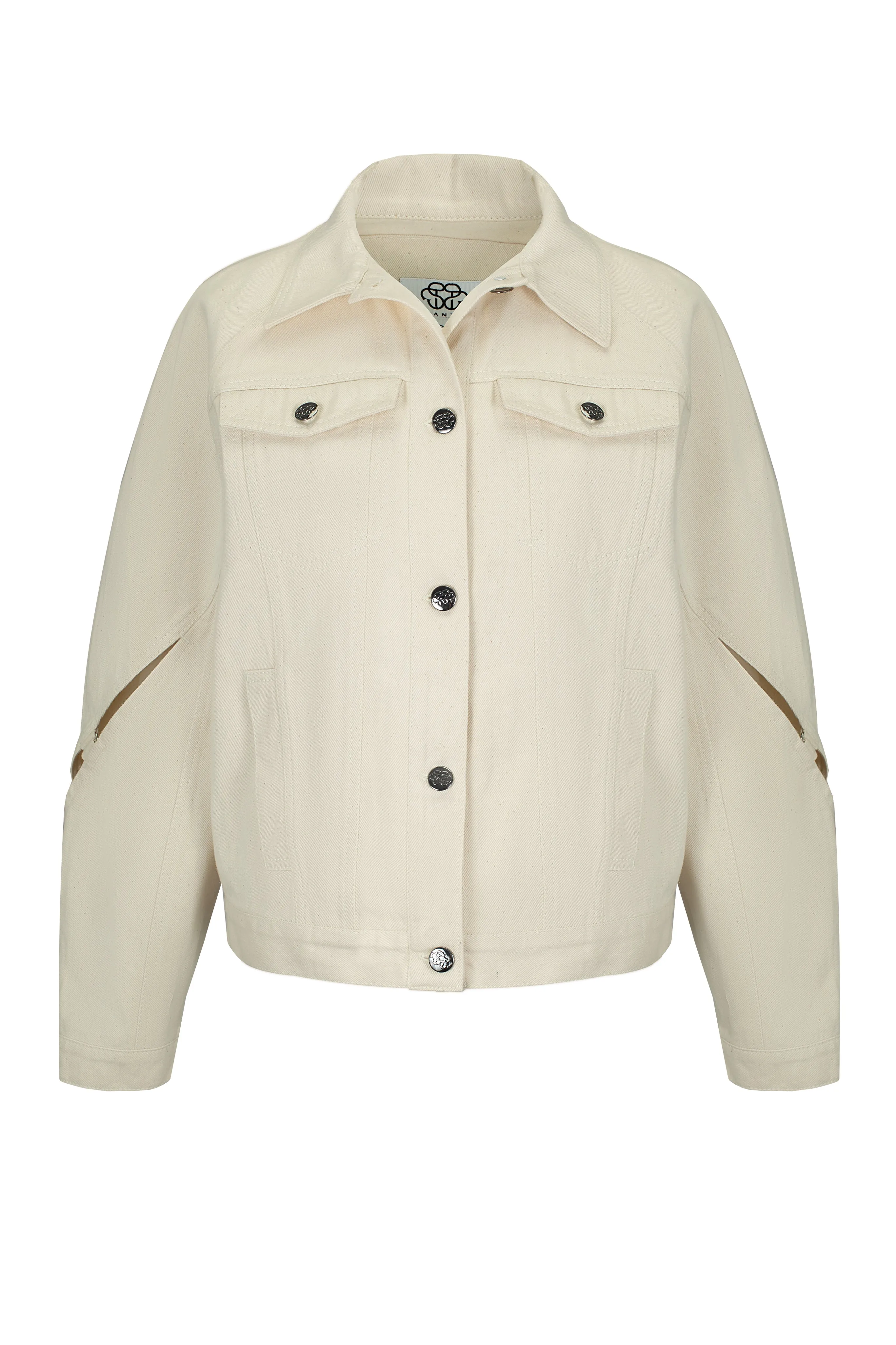 Cream Jacket with Cuts sold by Santa Brand