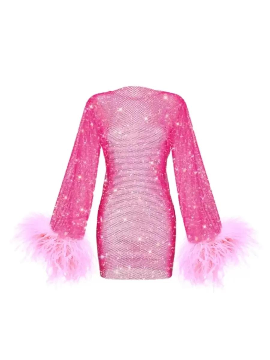 Feathers Dress sold by Santa Brand