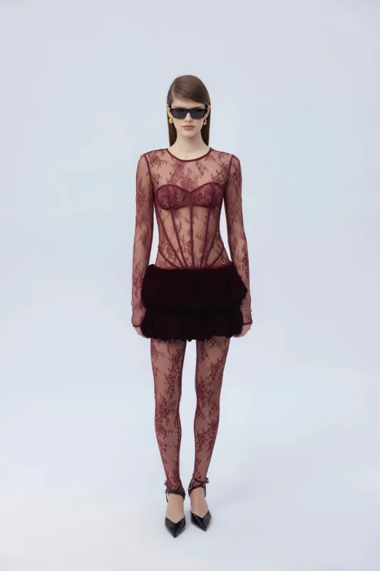 Mini corset dress with bubble skirt sold by Santa Brand