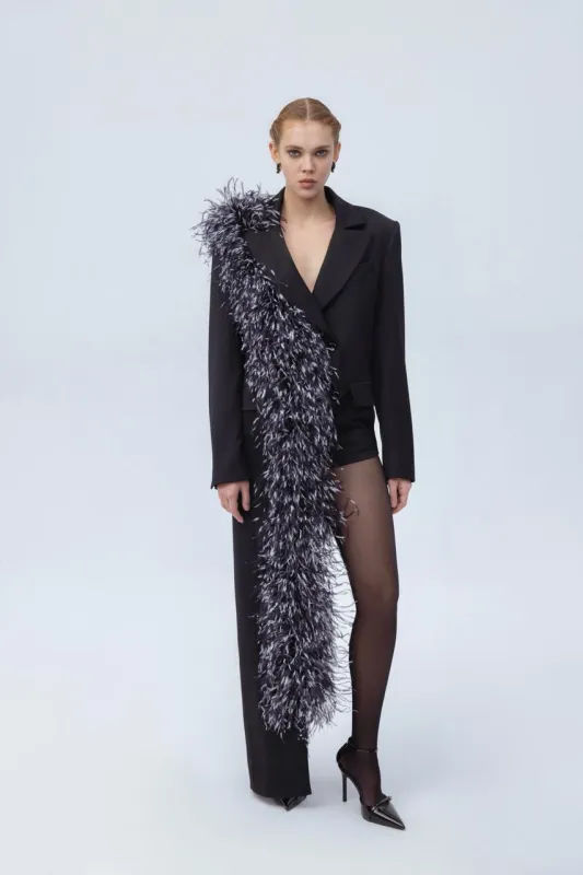 Feather jacket sold by Santa Brand
