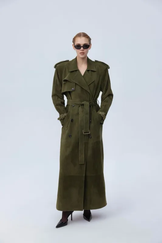 Suede coat sold by Santa Brand