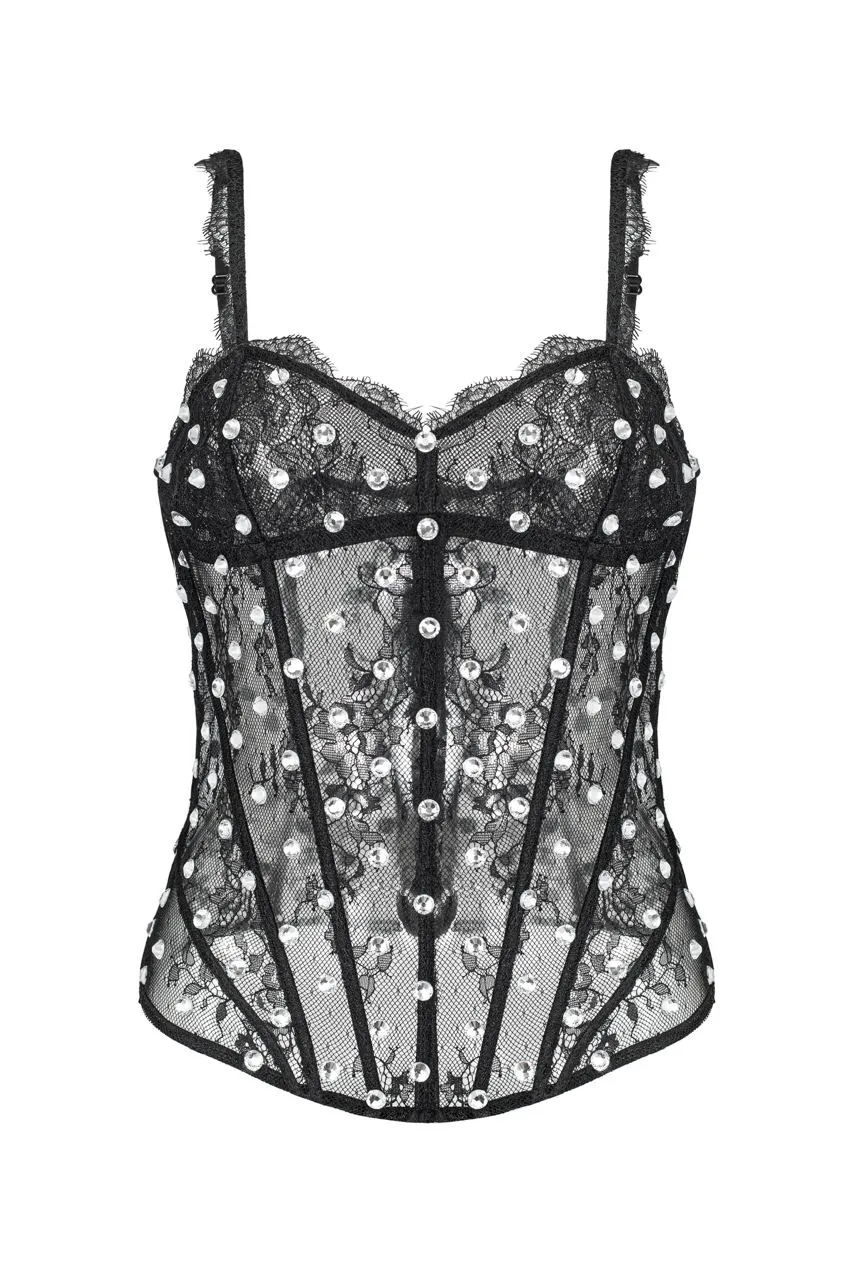 Diamante corset sold by Santa Brand product image thumbnail 3