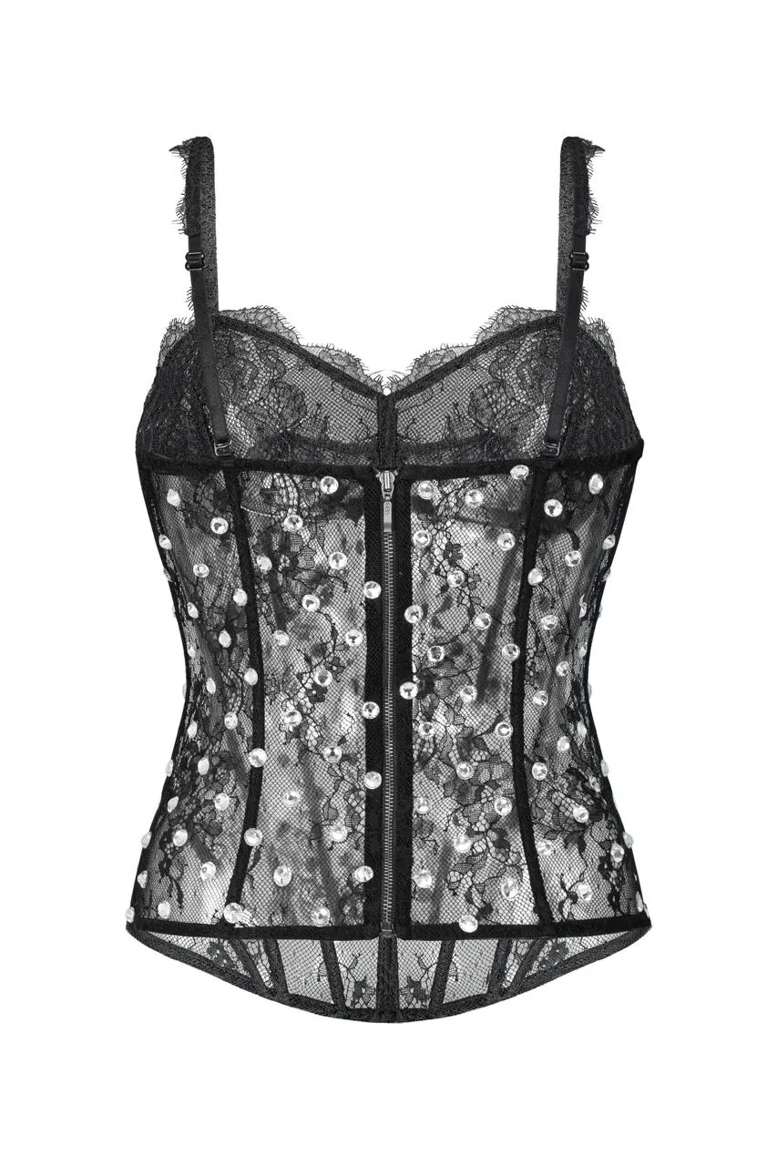 Diamante corset sold by Santa Brand product image thumbnail 4