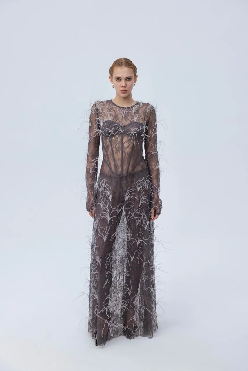 Corset maxi dress sold by Santa Brand