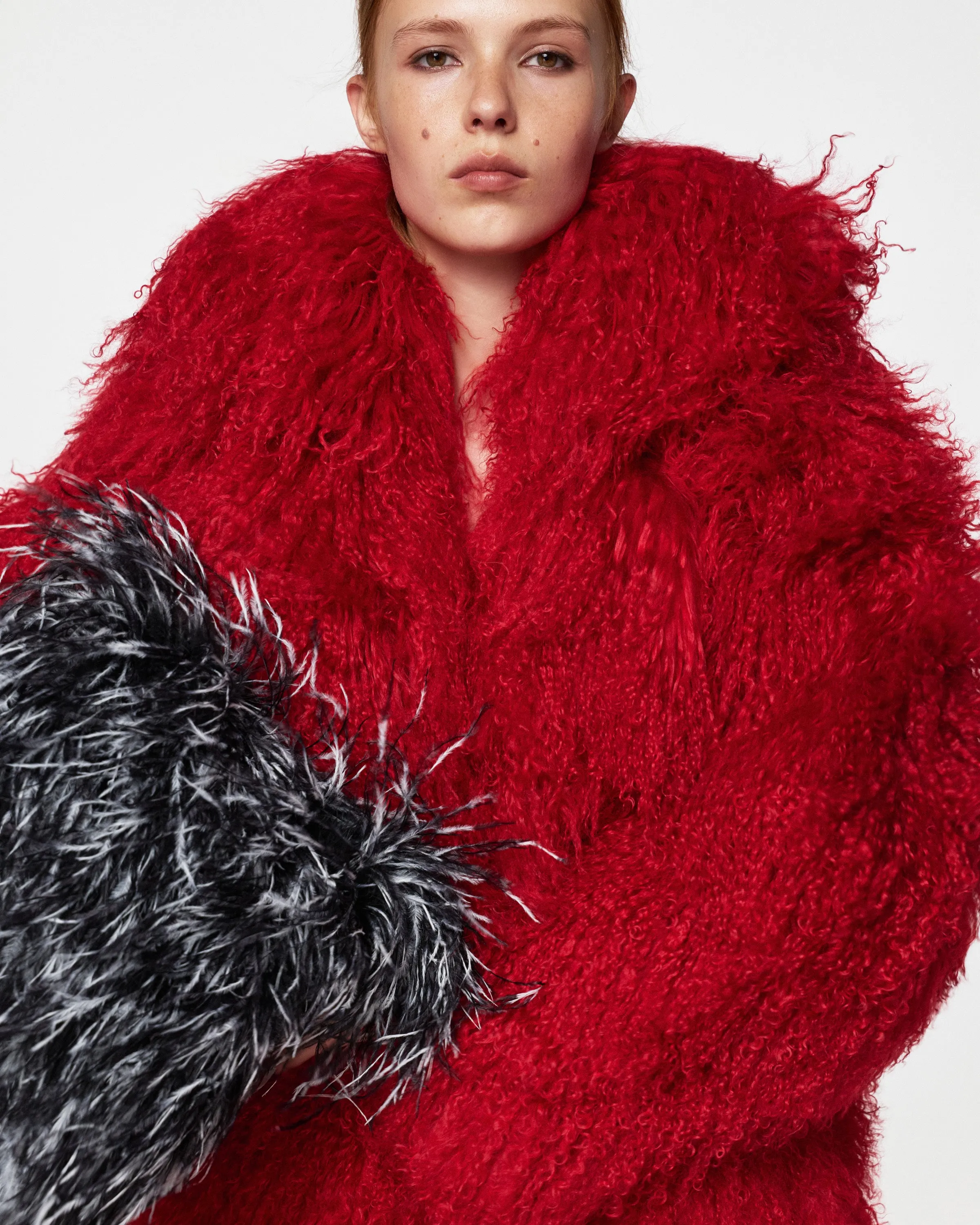 Long fur coat sold by Santa Brand product image thumbnail 4