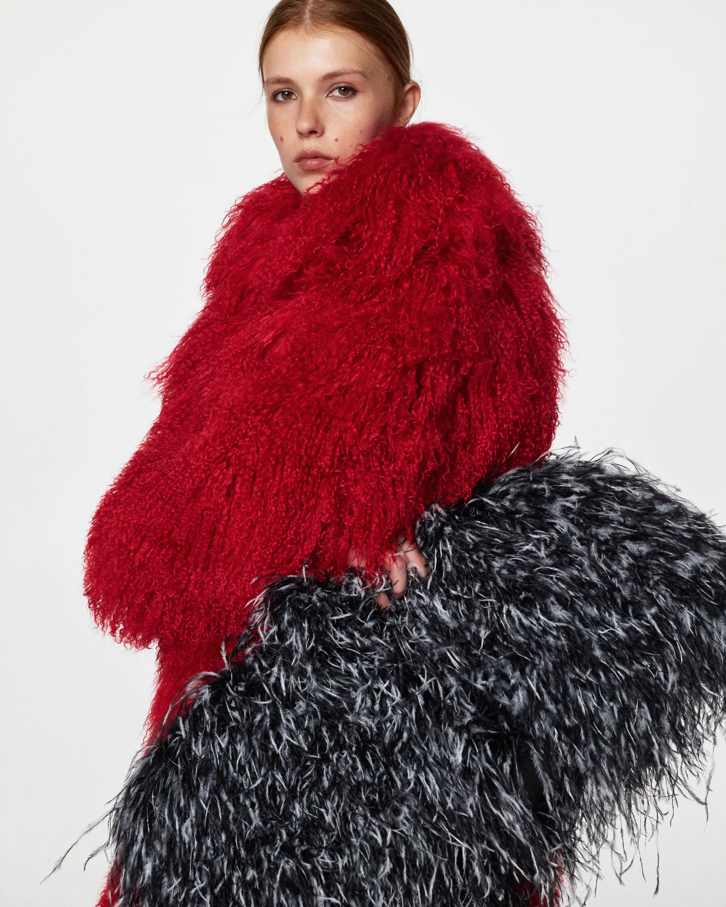 Long fur coat sold by Santa Brand product image thumbnail 3
