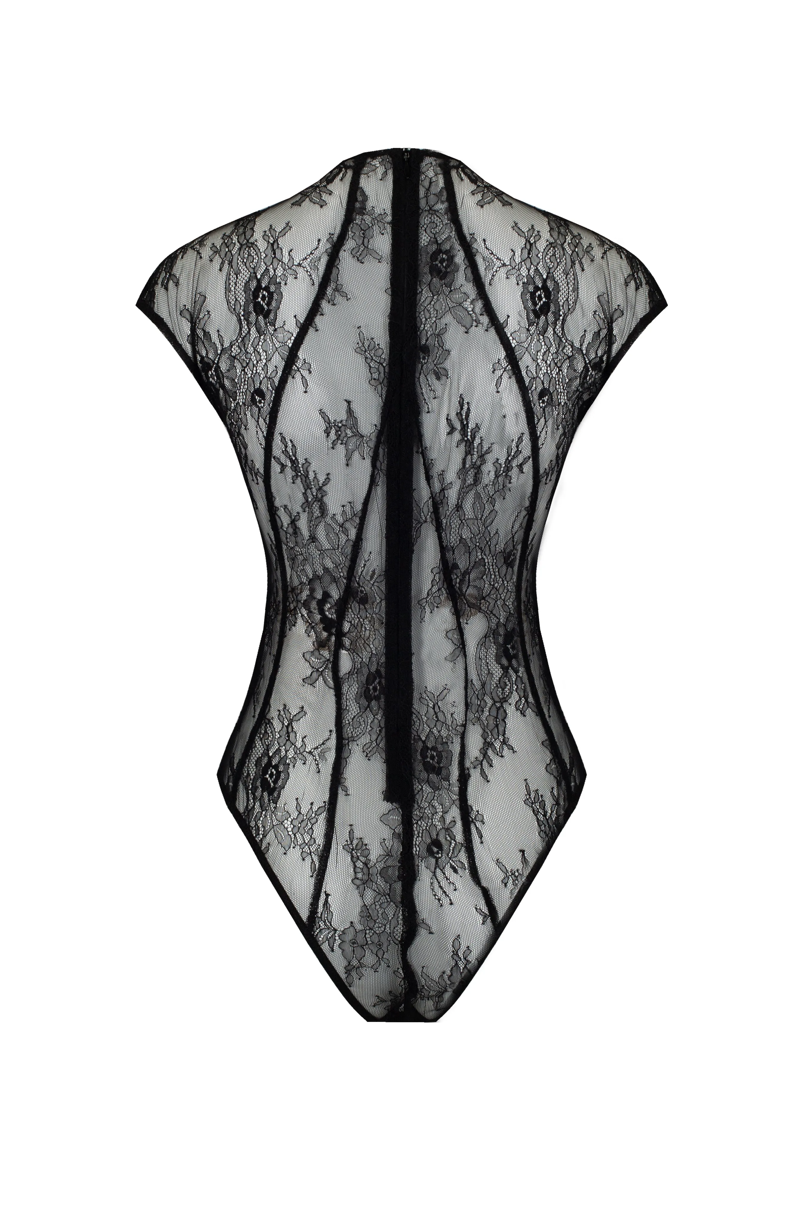 Lace bodysuit with silhouette lines sold by Santa Brand product image thumbnail 5