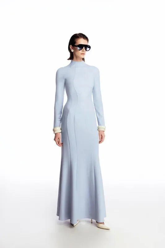 Maxi dress with silhouette lines sold by Santa Brand