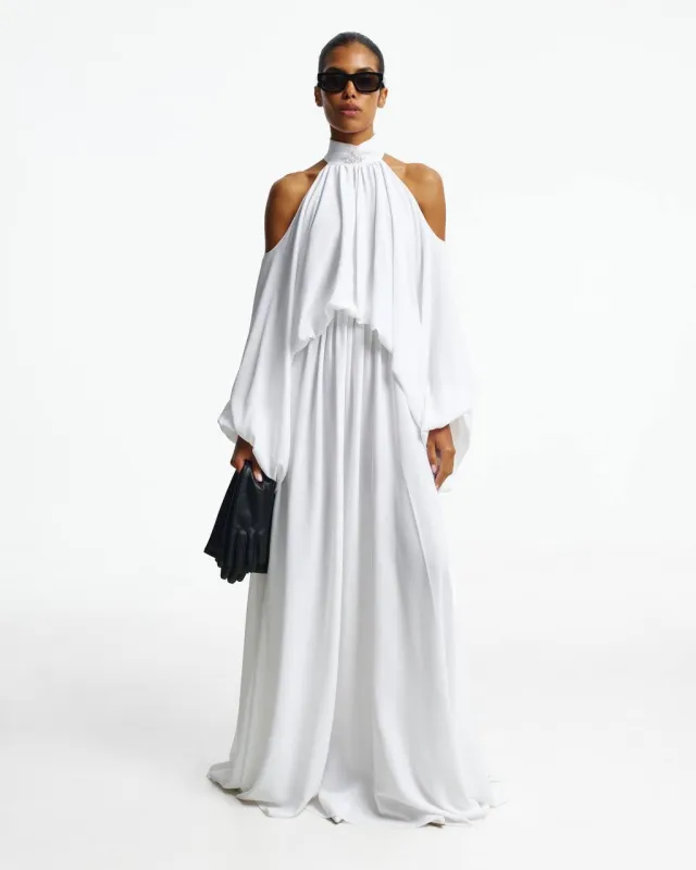 Halter maxi dress made by Santa Brand