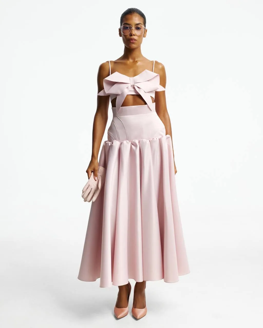 A-silhouette skirt sold by Santa Brand