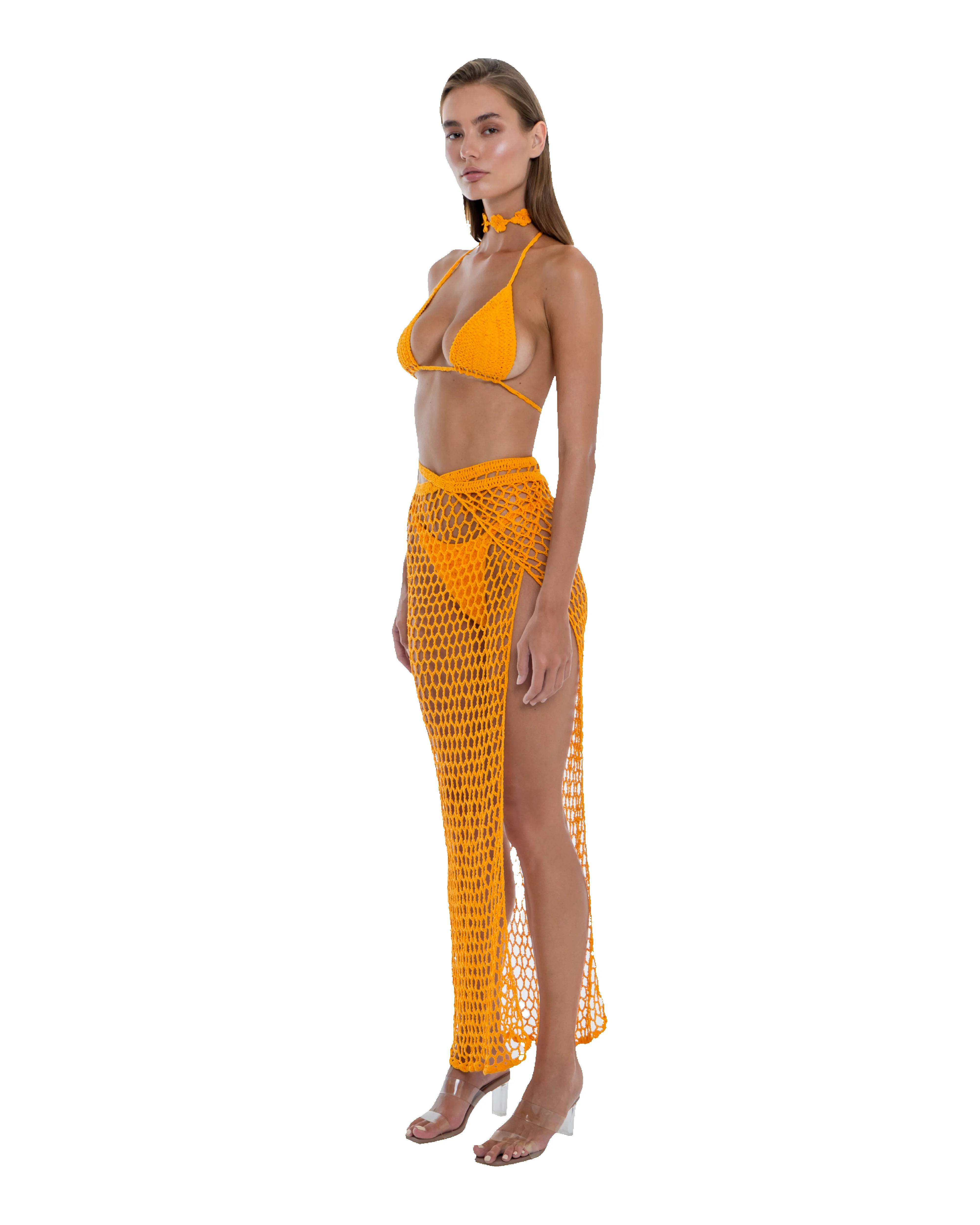 SEYCHELLES SARONG - citrus sold by Shondel product image thumbnail 2