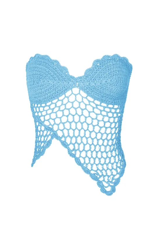 COCO BUSTIER - turquoise made by Shondel