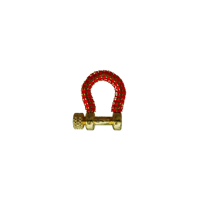 Mini Red Gemstone Carabiner made by Spicy Dan