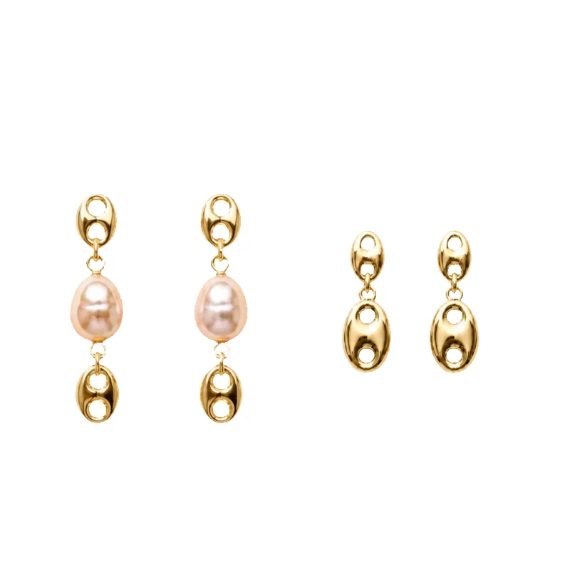 Gold Earring Combo Pack made by Spicy Dan