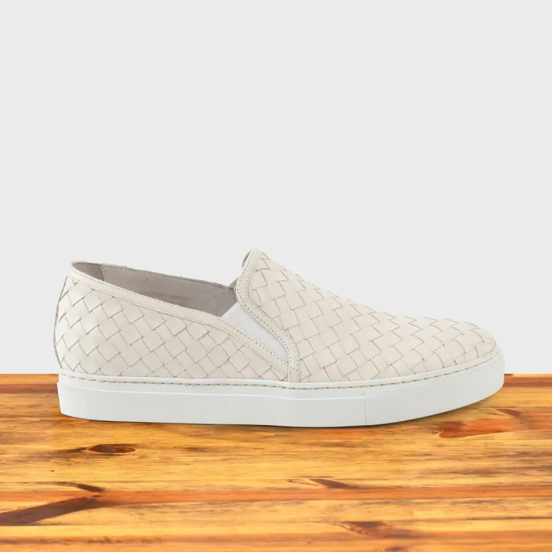Kent Calzoleria Toscana Slip On Woven Sneaker sold by Toscana USA