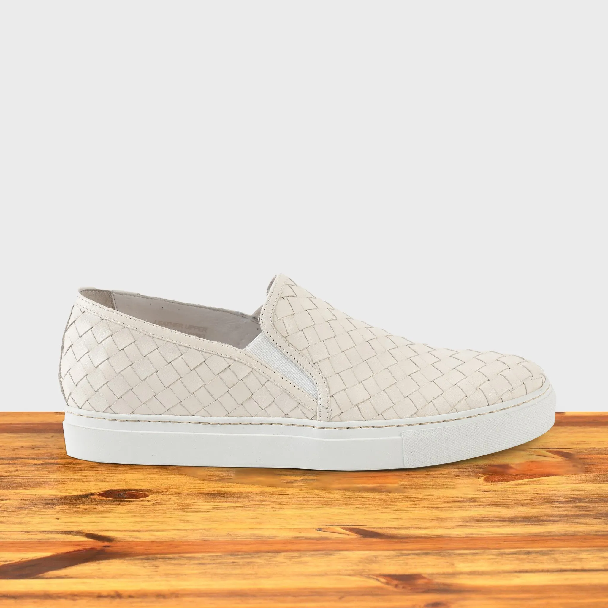 Kent Calzoleria Toscana Slip On Woven Sneaker sold by Toscana USA