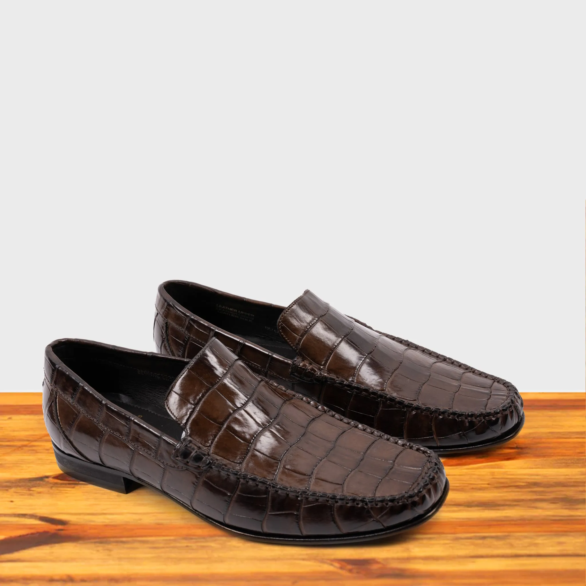 4468 Calzoleria Toscana Men's Nile Crocodile Venetian Loafer sold by Toscana USA product image thumbnail 4