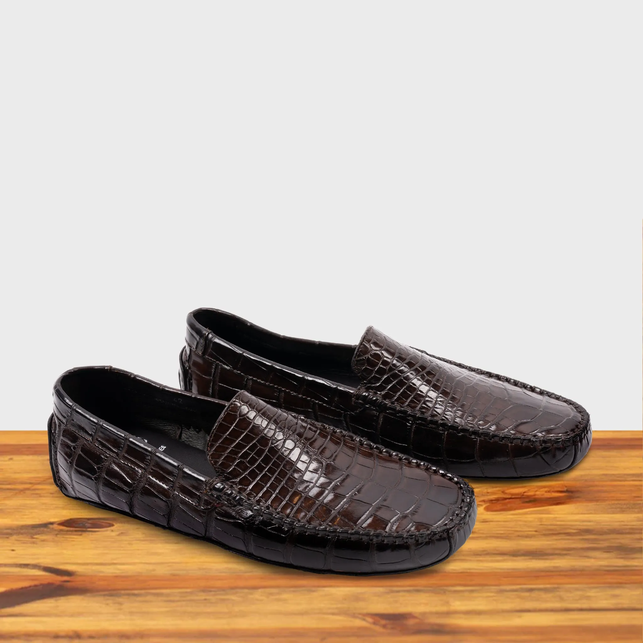 5124 Calzoleria Toscana Men's Nile Crocodile Driver sold by Toscana USA product image thumbnail 4