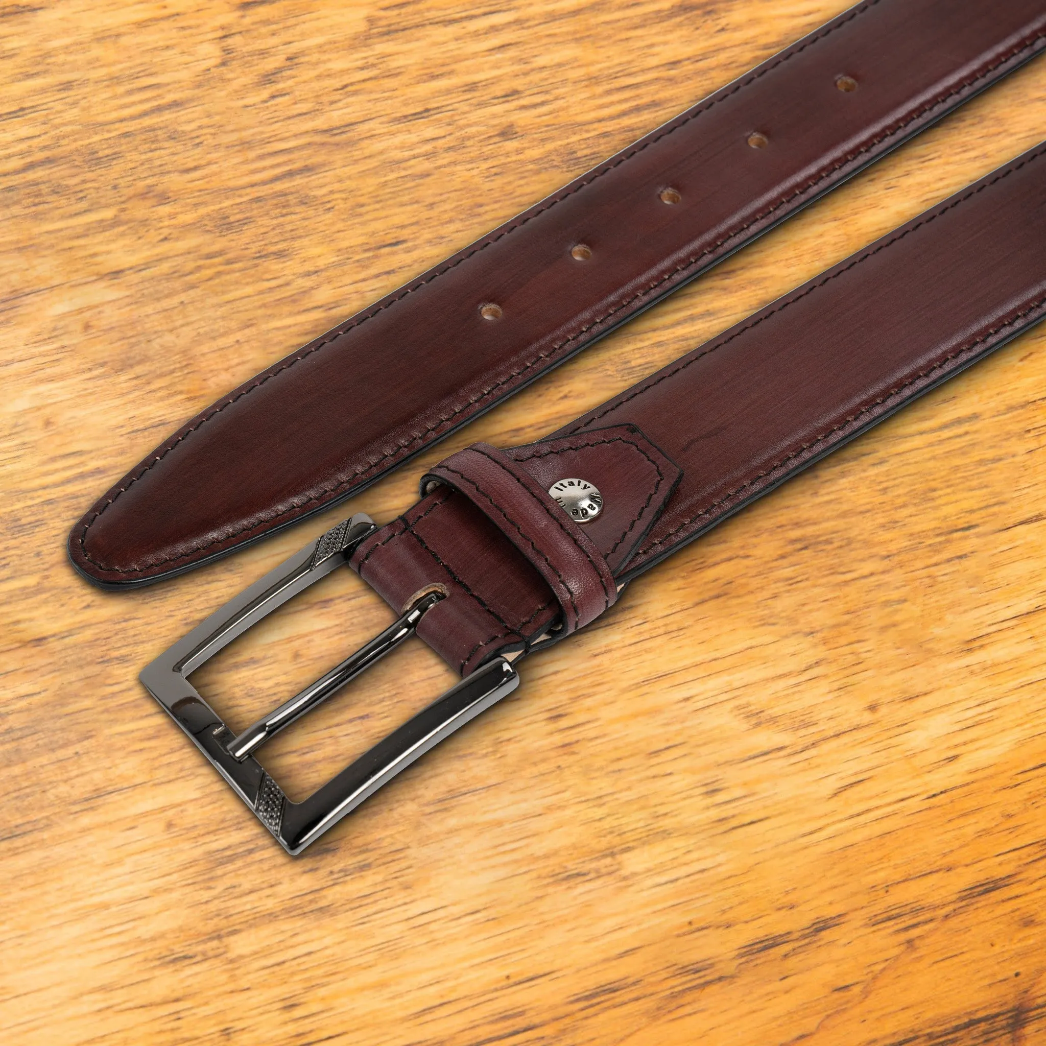 C1450 Calzoleria Toscana Leather Dress Belt sold by Toscana USA product image thumbnail 2