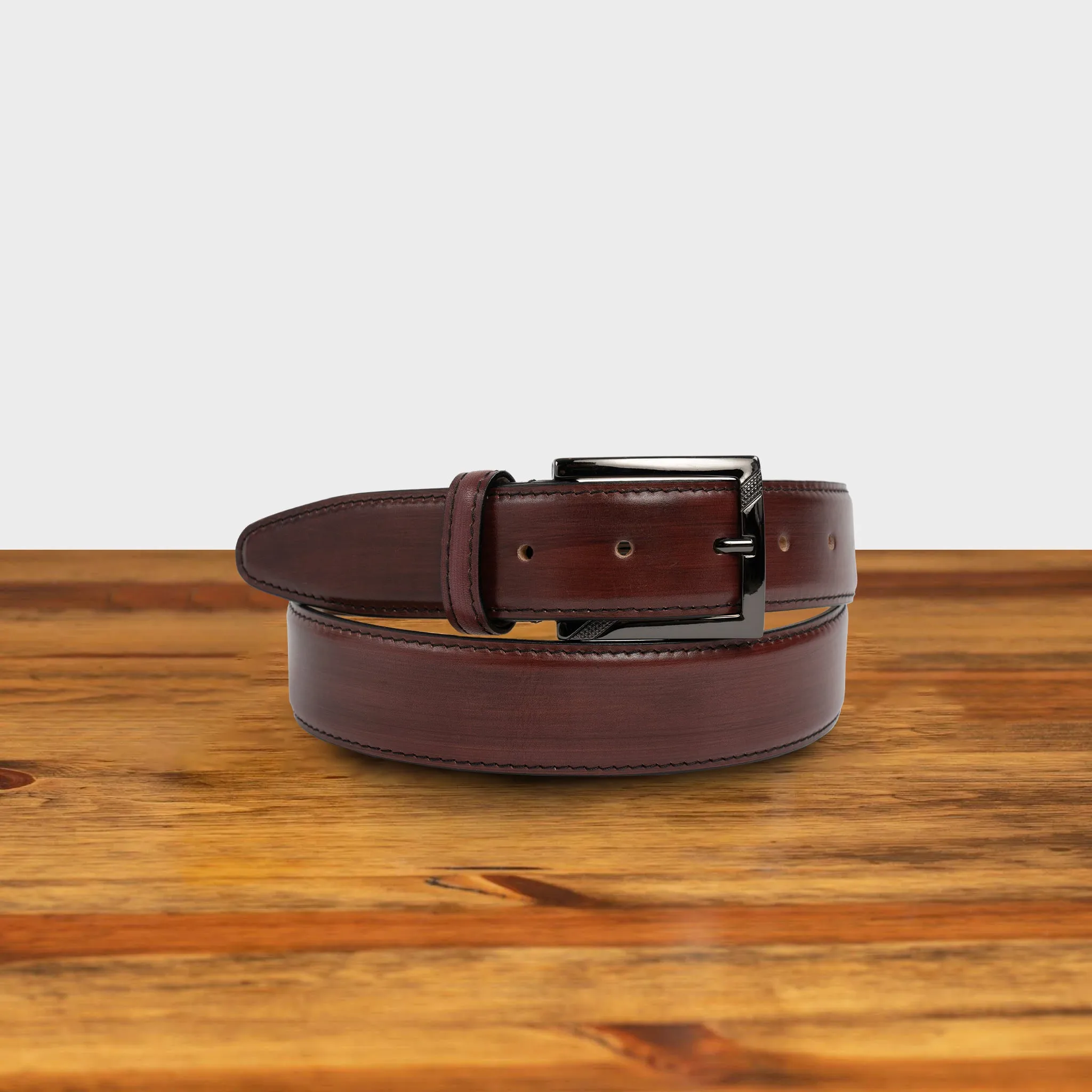 C1450 Calzoleria Toscana Leather Dress Belt sold by Toscana USA