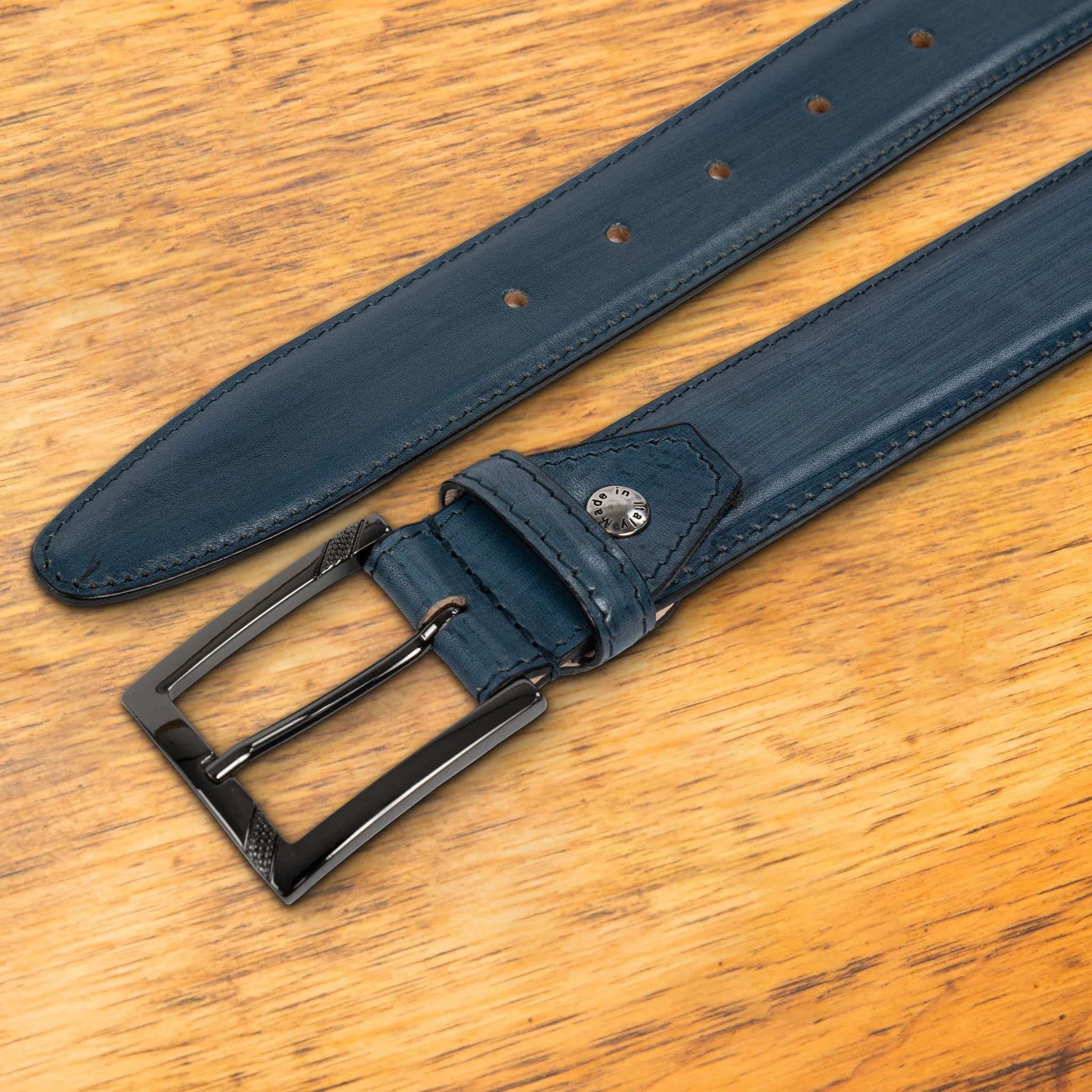 C1450 Calzoleria Toscana Leather Dress Belt sold by Toscana USA product image thumbnail 4