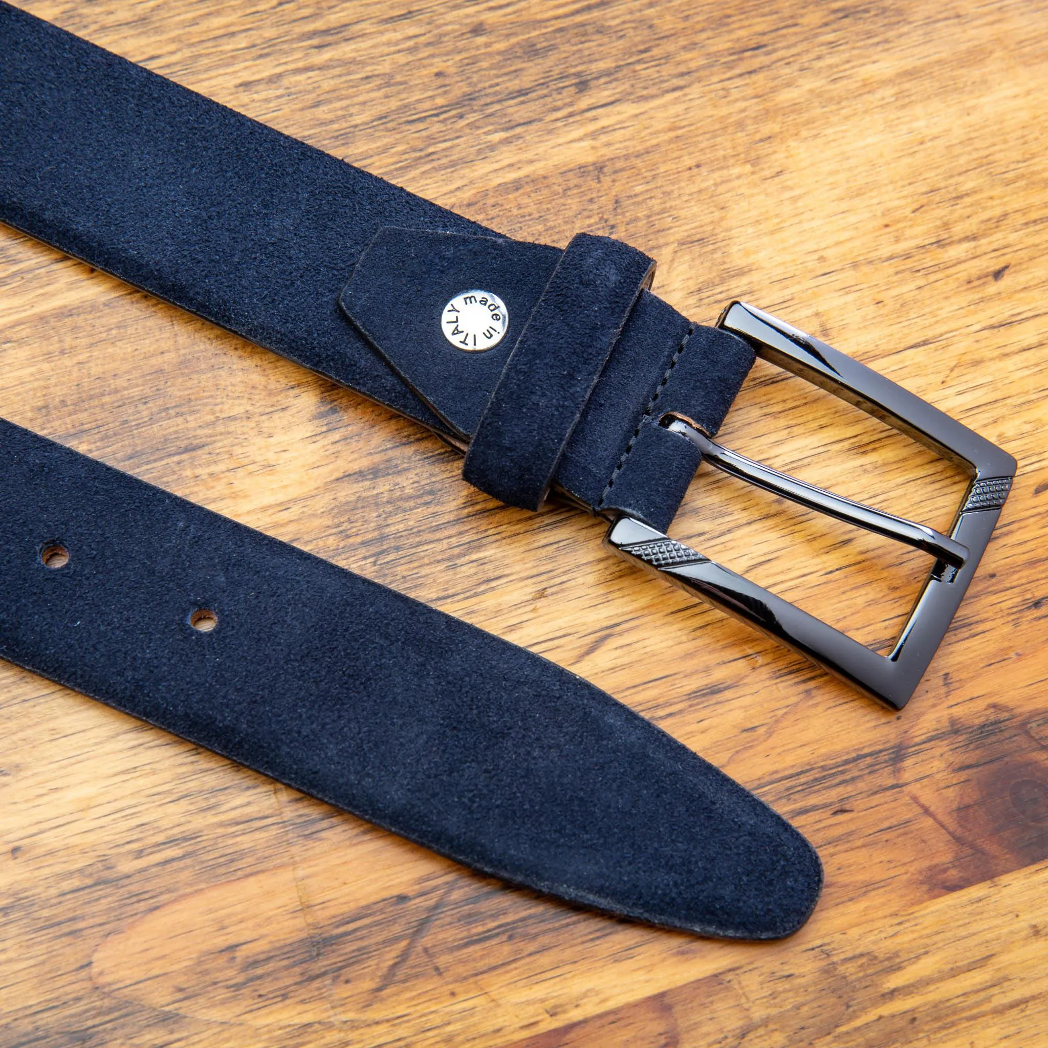 Velino Calzoleria Toscana Velour Suede Belt sold by Toscana USA product image thumbnail 4