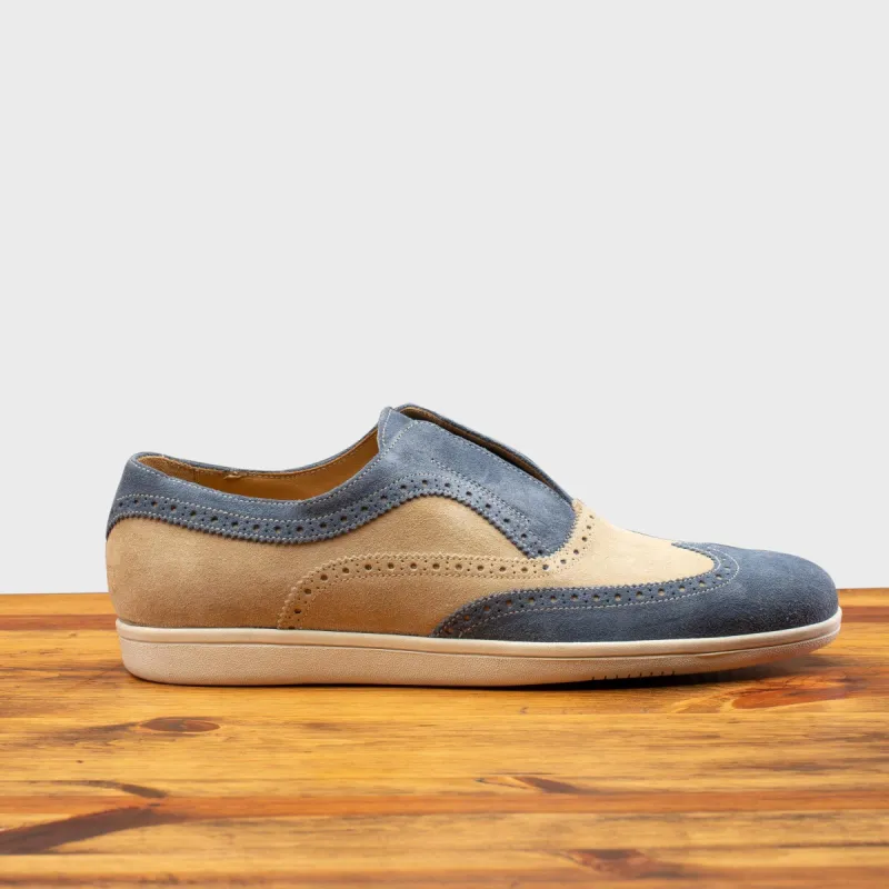 4445 Calzoleria Toscana Suede Dress Casual Sneaker sold by Toscana USA