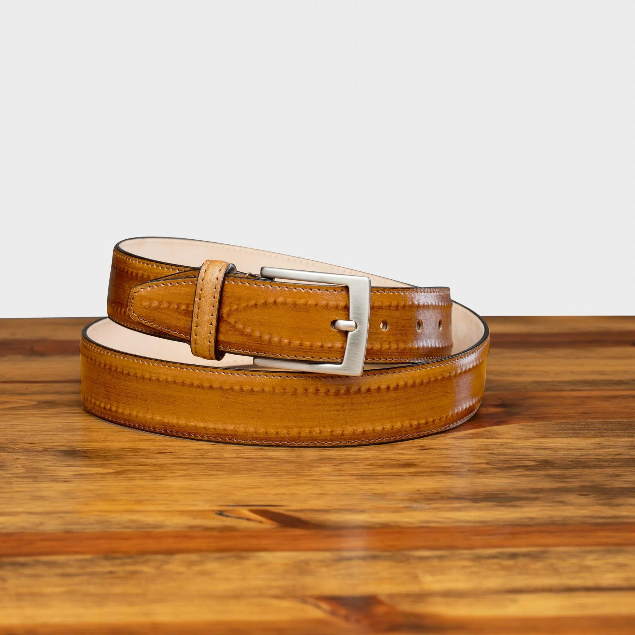 C2216 Calzoleria Toscana Inner Stitched Dress Belt sold by Toscana USA