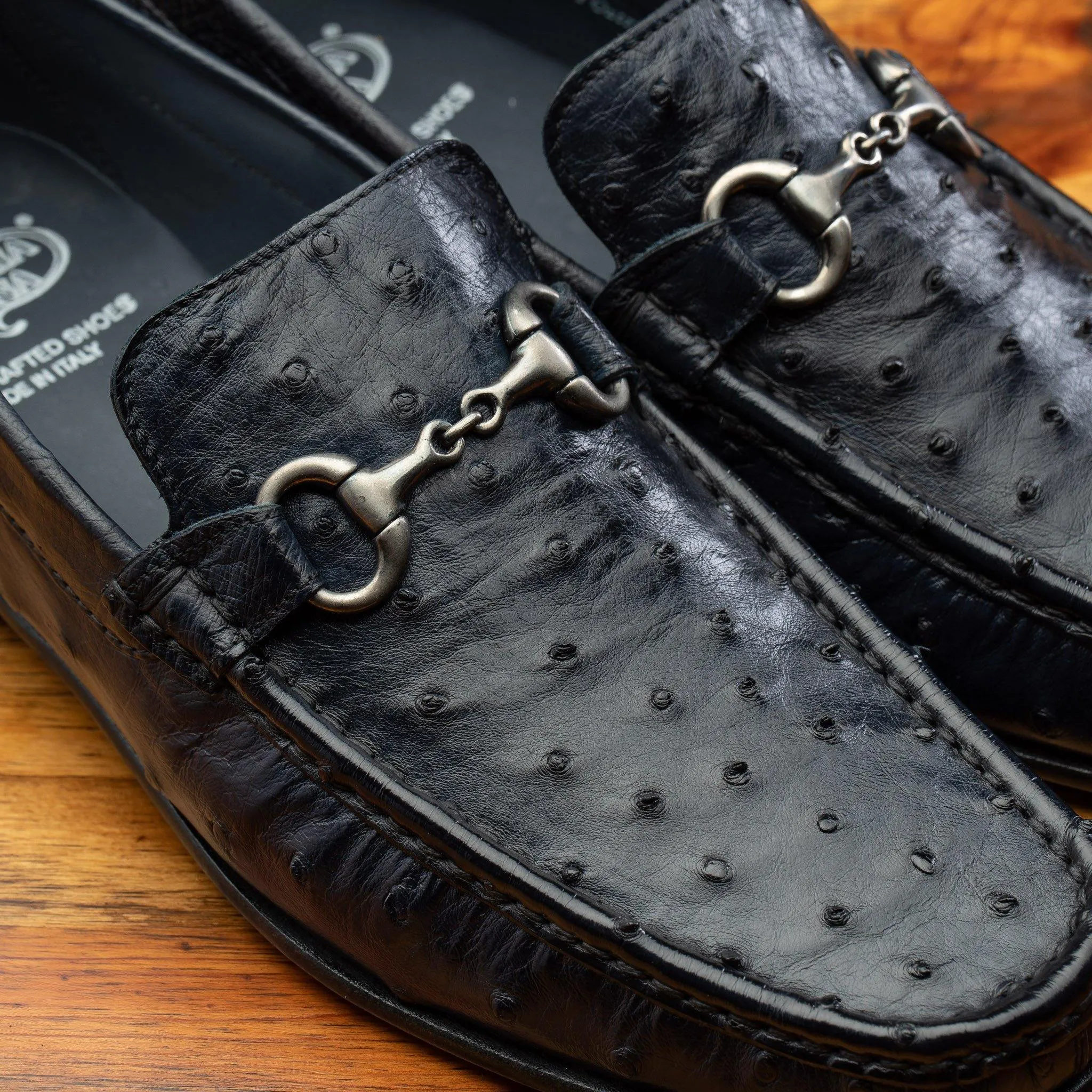 3238-M Calzoleria Toscana Men's Ostrich Dress Loafer sold by Toscana USA product image thumbnail 4