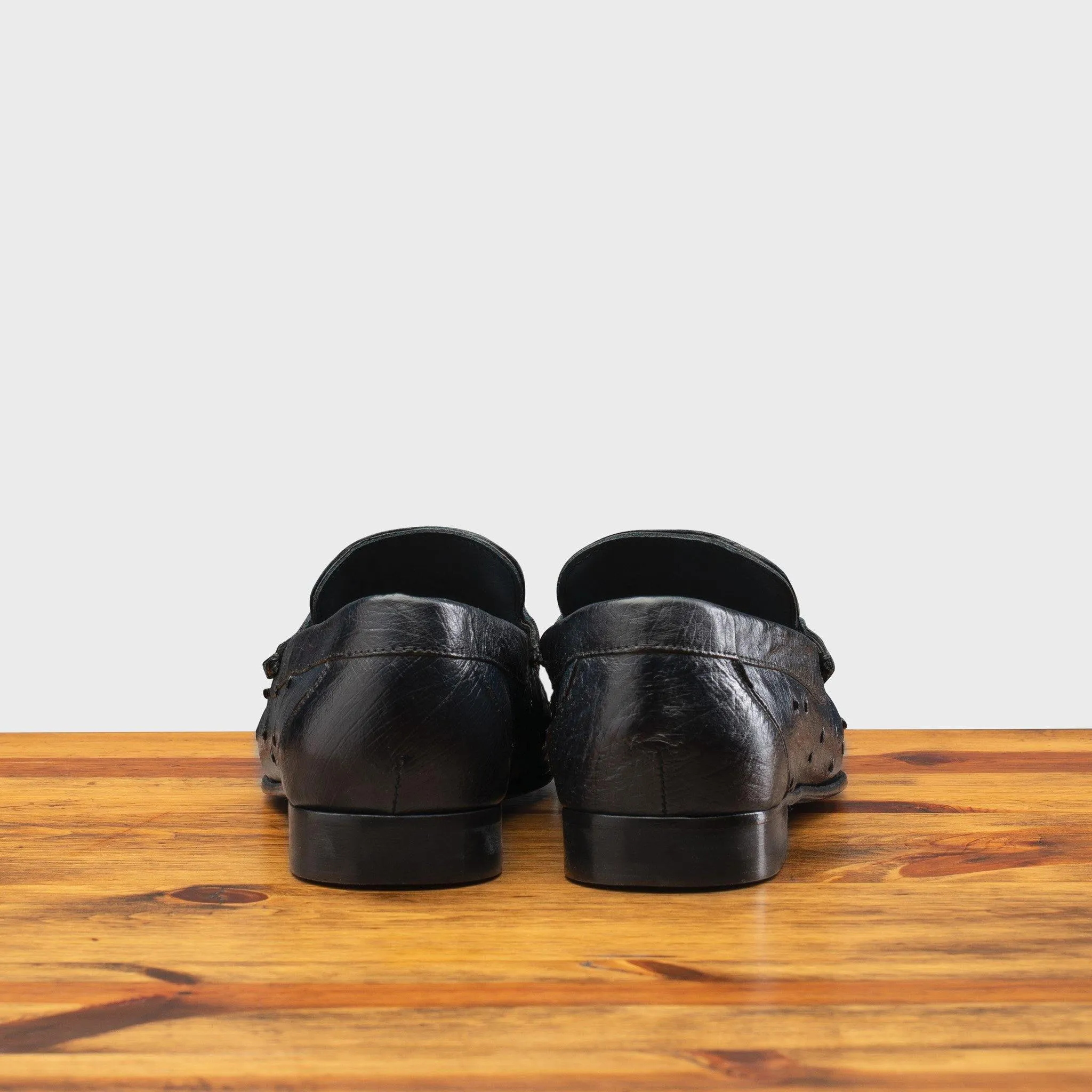 3238-M Calzoleria Toscana Men's Ostrich Dress Loafer sold by Toscana USA product image thumbnail 3