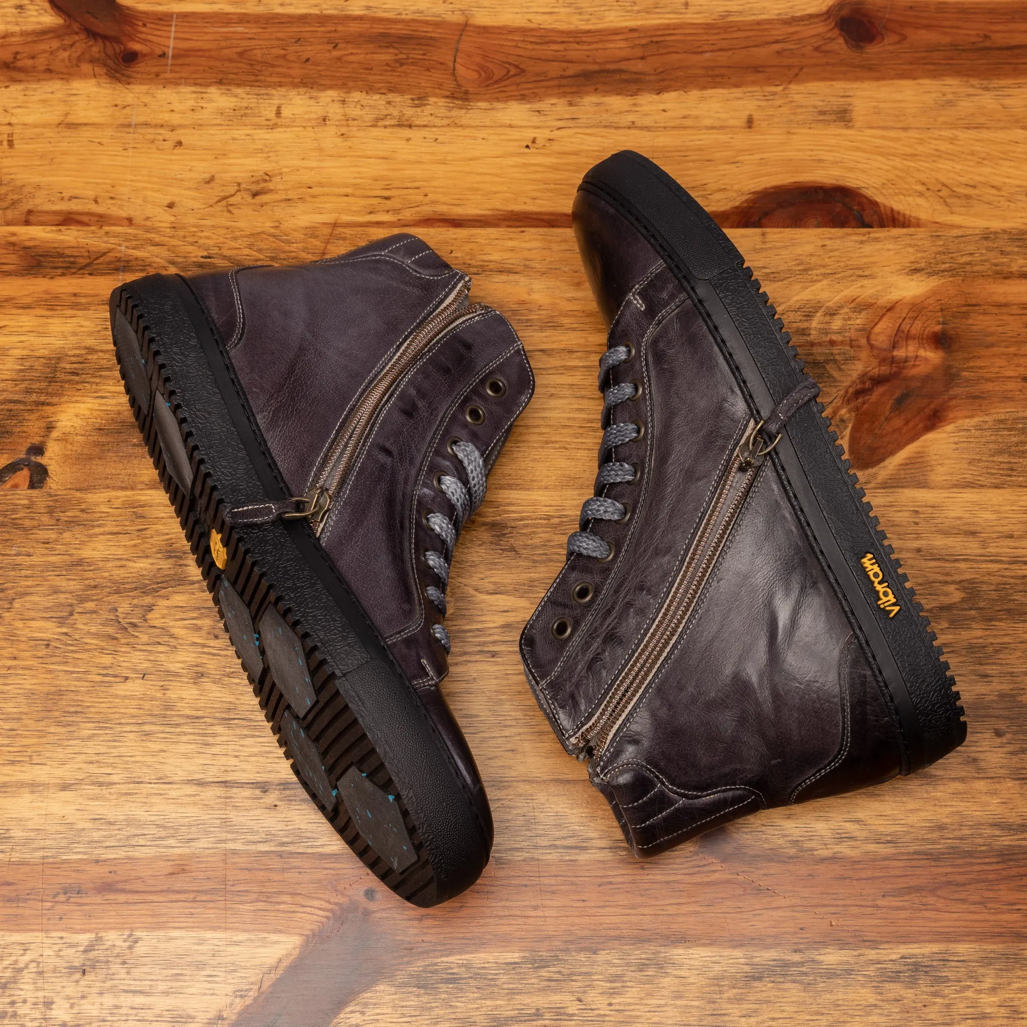 Q555 Calzoleria Toscana Dip-Dyed Buff Calf High-Top sold by Toscana USA product image thumbnail 5