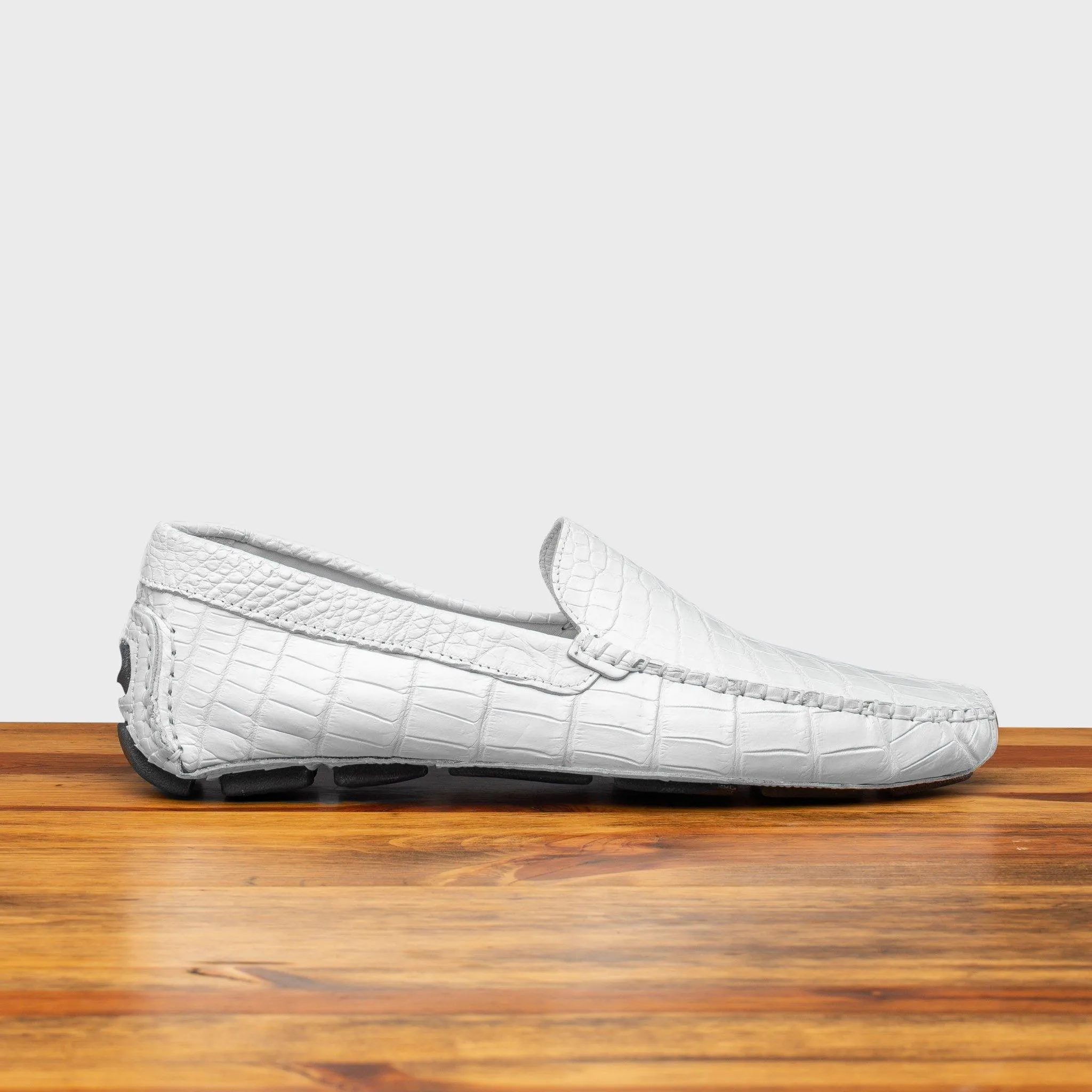 4551 Calzoleria Toscana Men's Crocodile Dip-Dyed Driver sold by Toscana USA