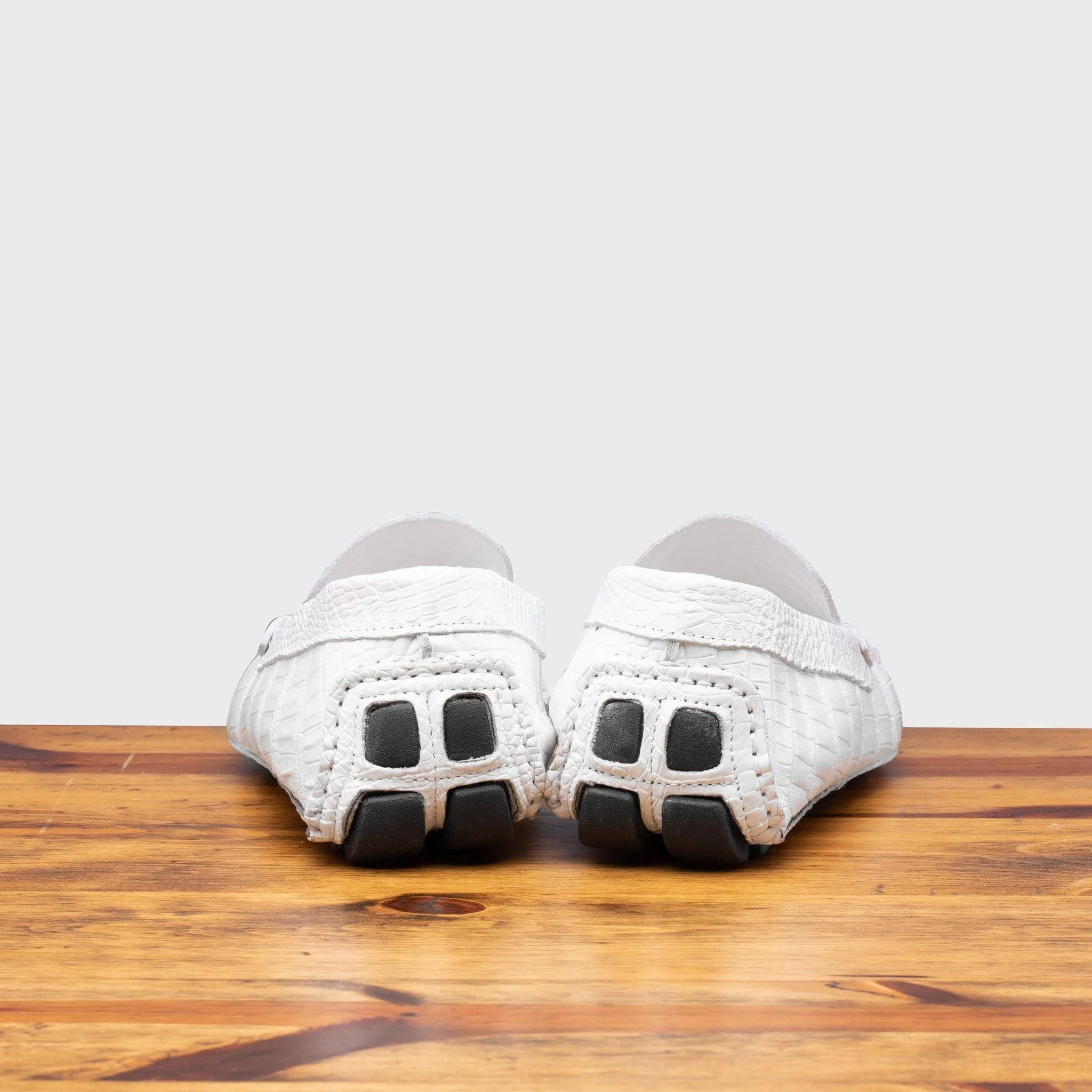 4551 Calzoleria Toscana Men's Crocodile Dip-Dyed Driver sold by Toscana USA product image thumbnail 3