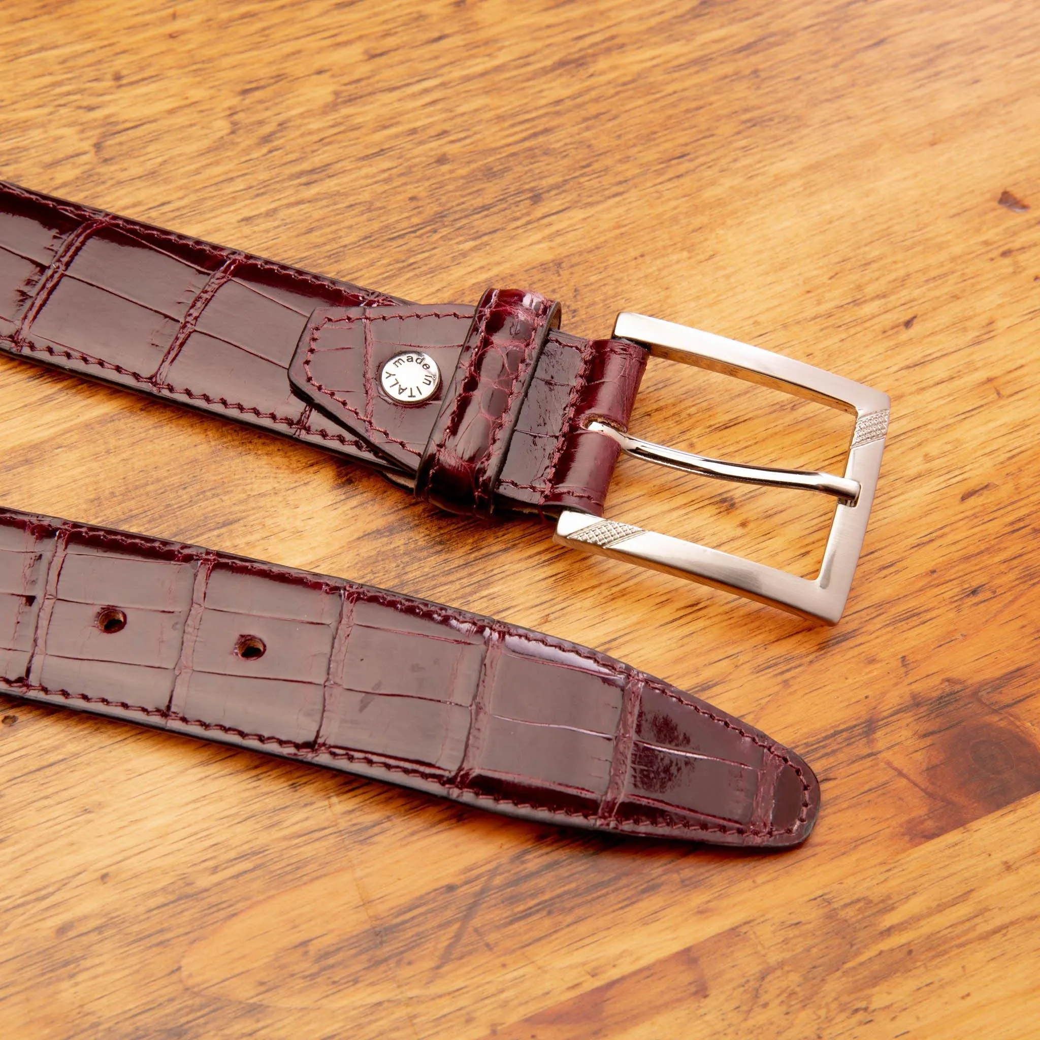 C8099 Calzoleria Toscana Crocodile Belt sold by Toscana USA product image thumbnail 4