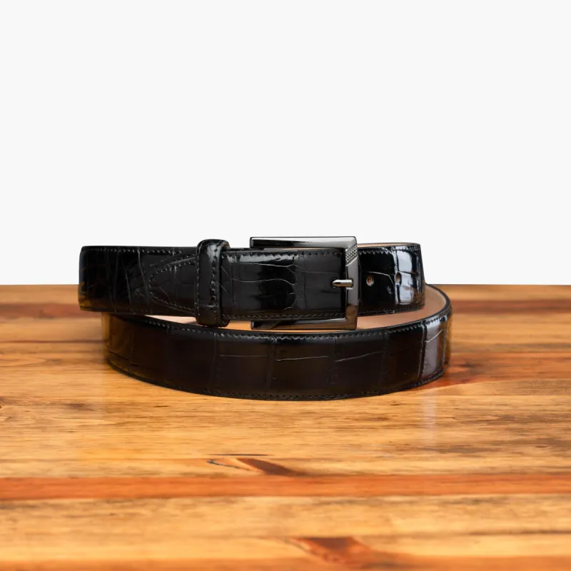 C8099 Calzoleria Toscana Crocodile Belt sold by Toscana USA