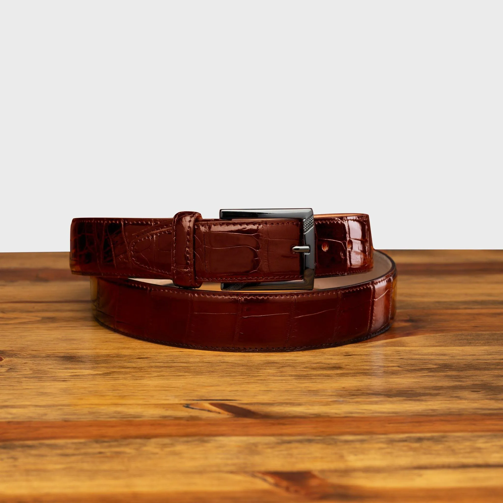 C8099 Calzoleria Toscana Crocodile Belt sold by Toscana USA product image thumbnail 3