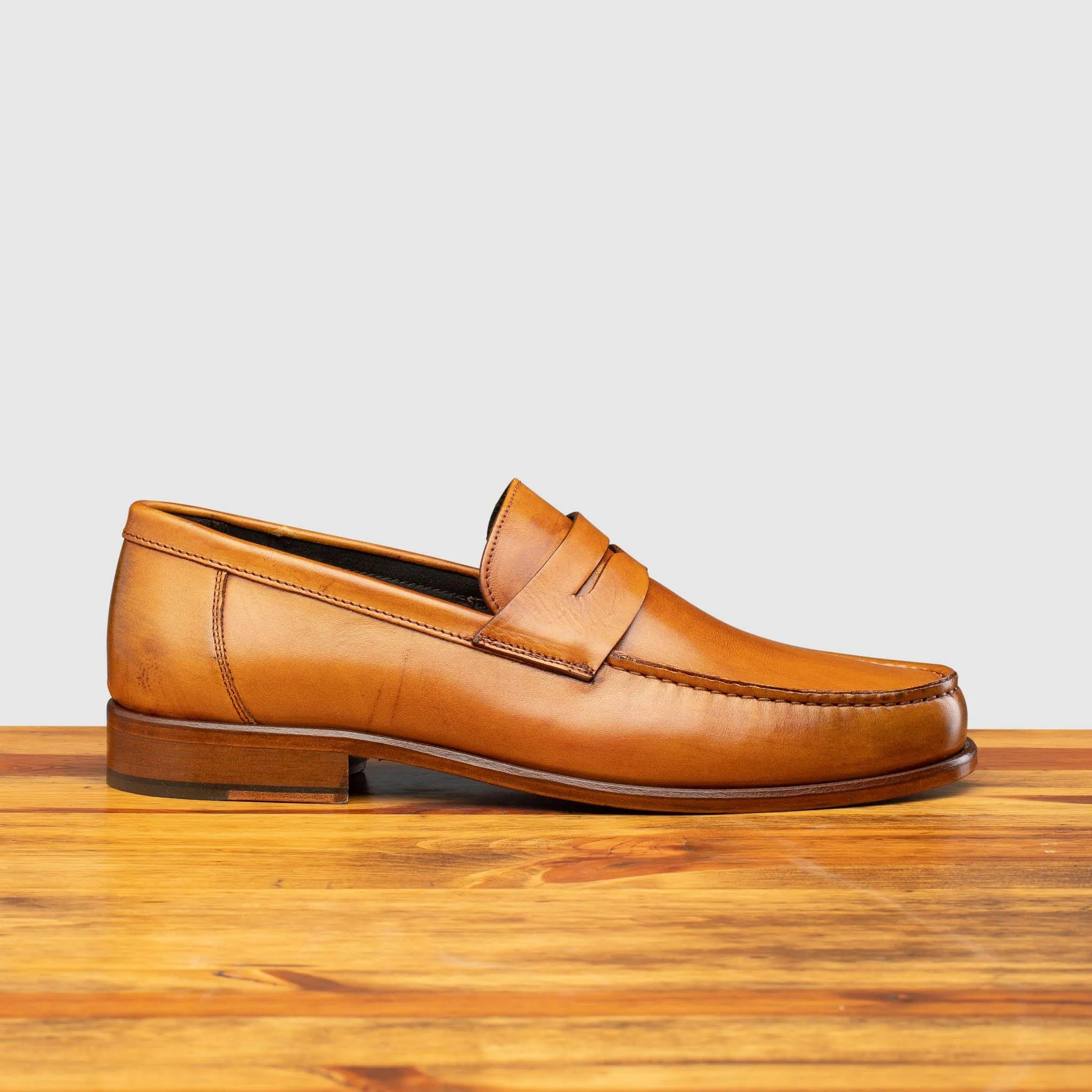 Calzoleria Toscana Santor Collegiate Loafer sold by Toscana USA