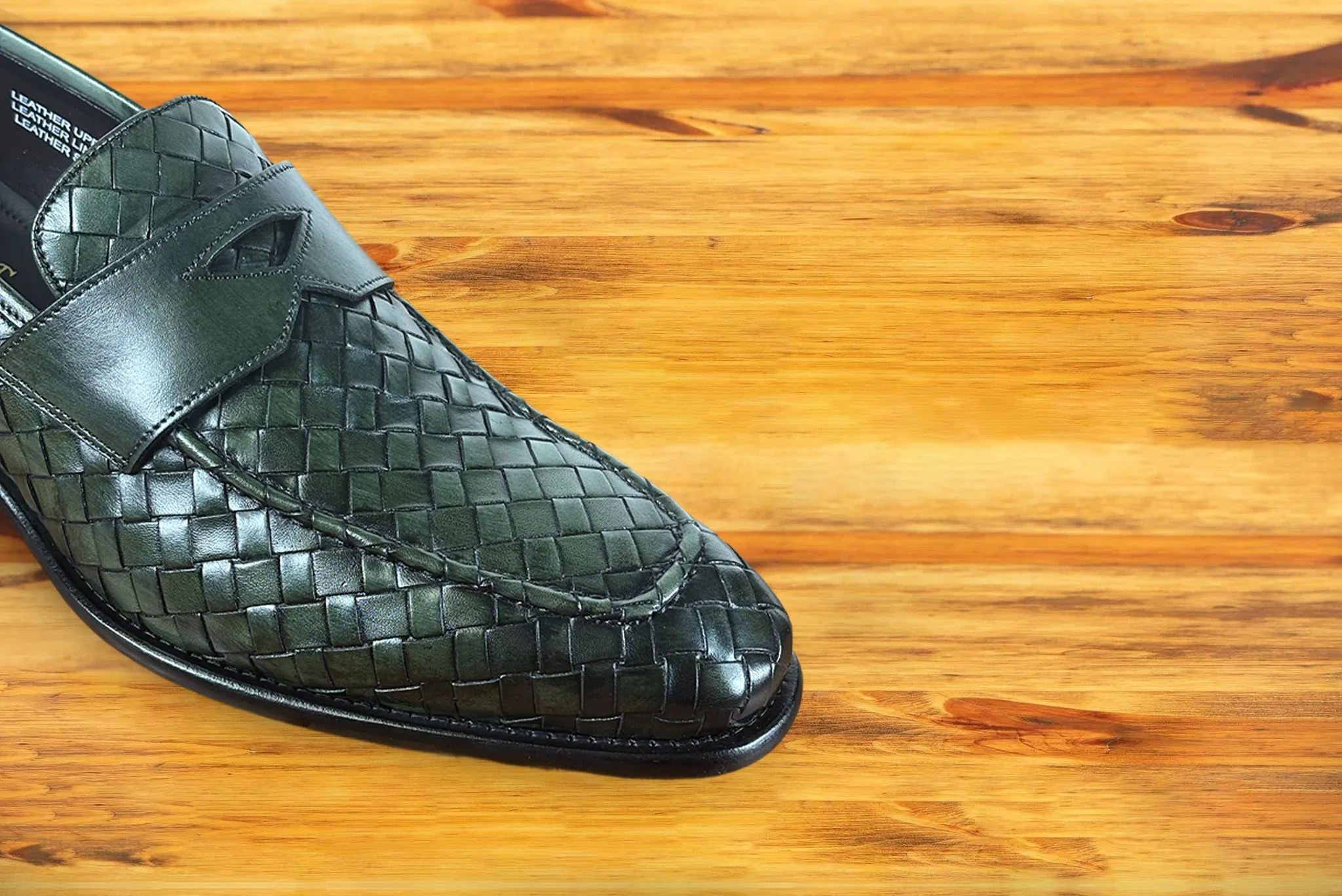 Calzoleria Toscana Gesso Woven Dress Loafer sold by Toscana USA product image thumbnail 5