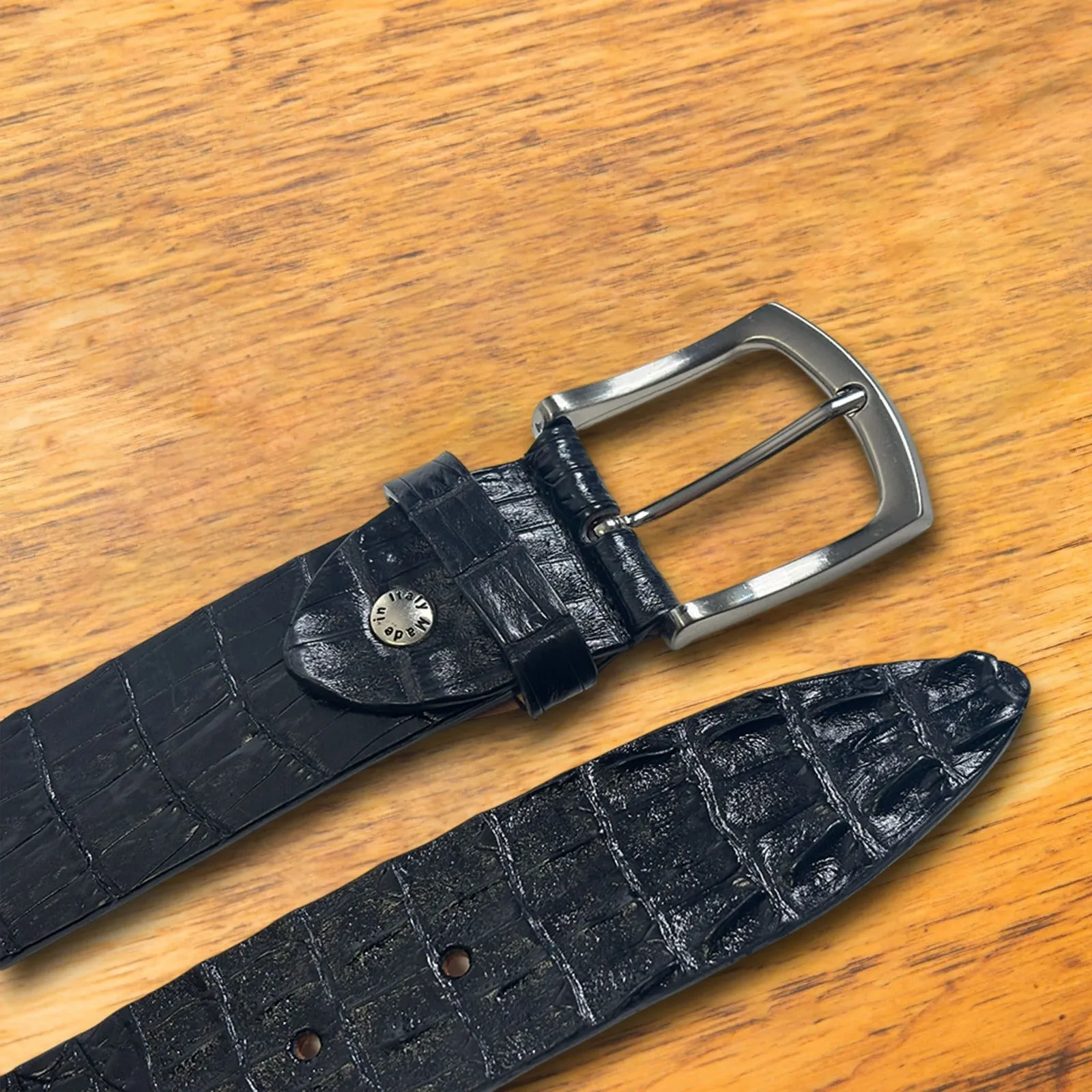 4187 Calzoleria Toscana Hornback Dress Casual Belt sold by Toscana USA product image thumbnail 2