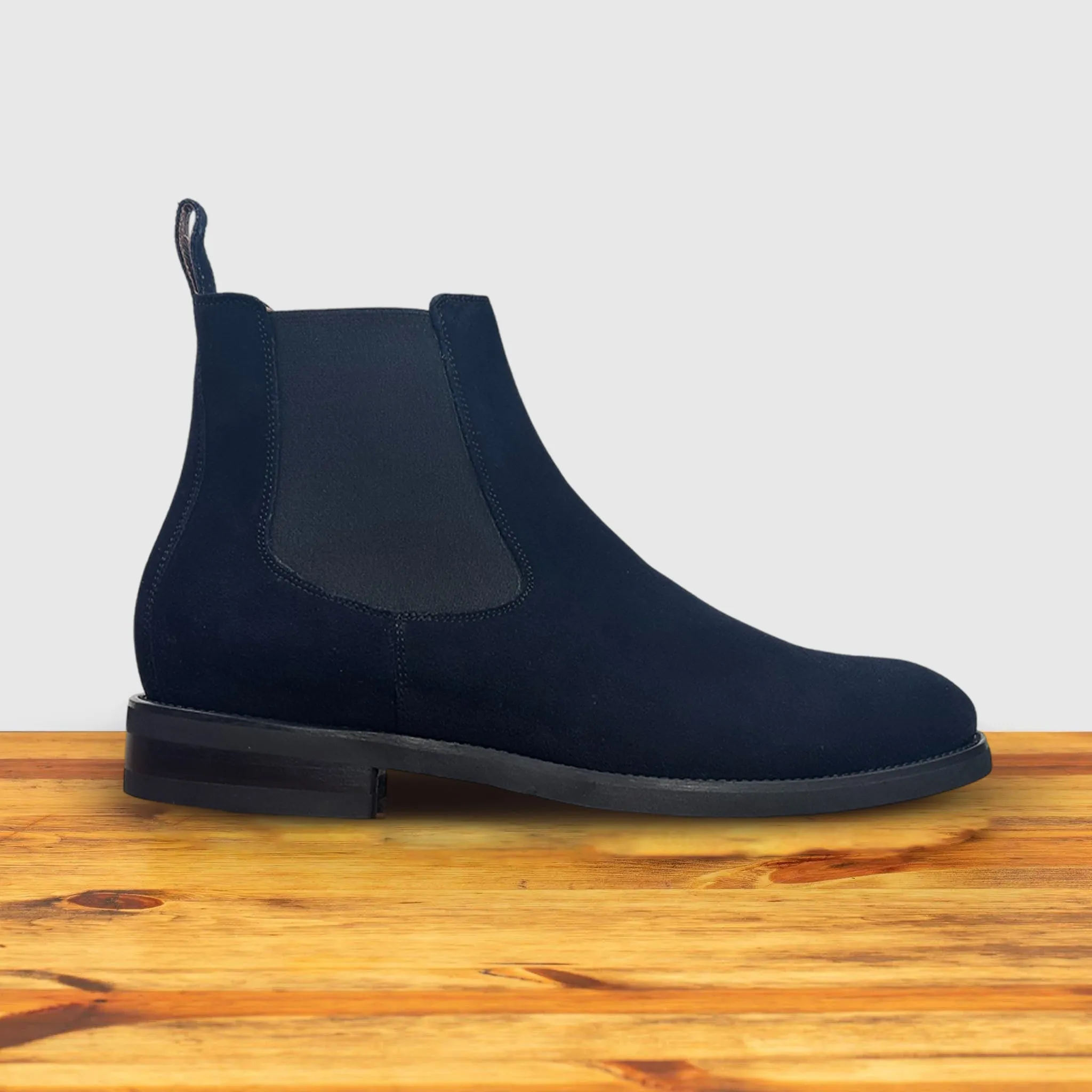 Calci Calzoleria Toscana Double Gore Velour Suede Chelsea Boot sold by Toscana USA